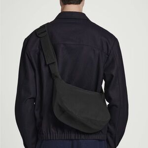 Black Nylon Crossbody Bag